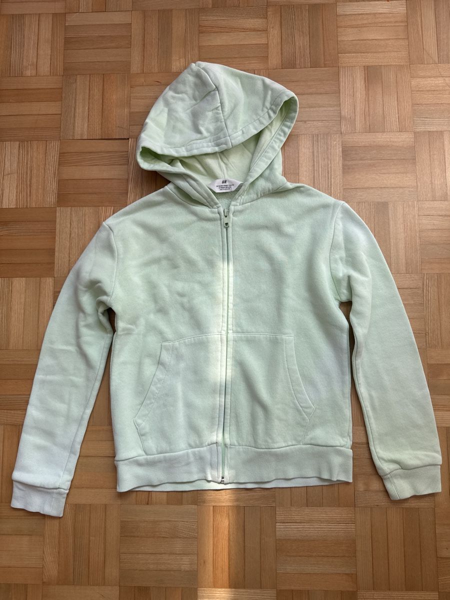 H&M Maglioni & Felpe: H&M Jungen Kapuzenpullover, Gr. 116 mintgrün, – Usato da Kilchberg ZH venduto da Von_dutch