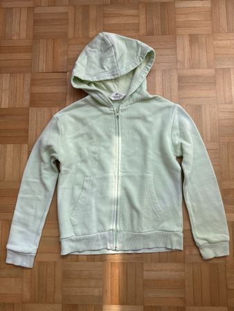 H&M Jungen Kapuzenpullover, Gr. 116 mintgrün,