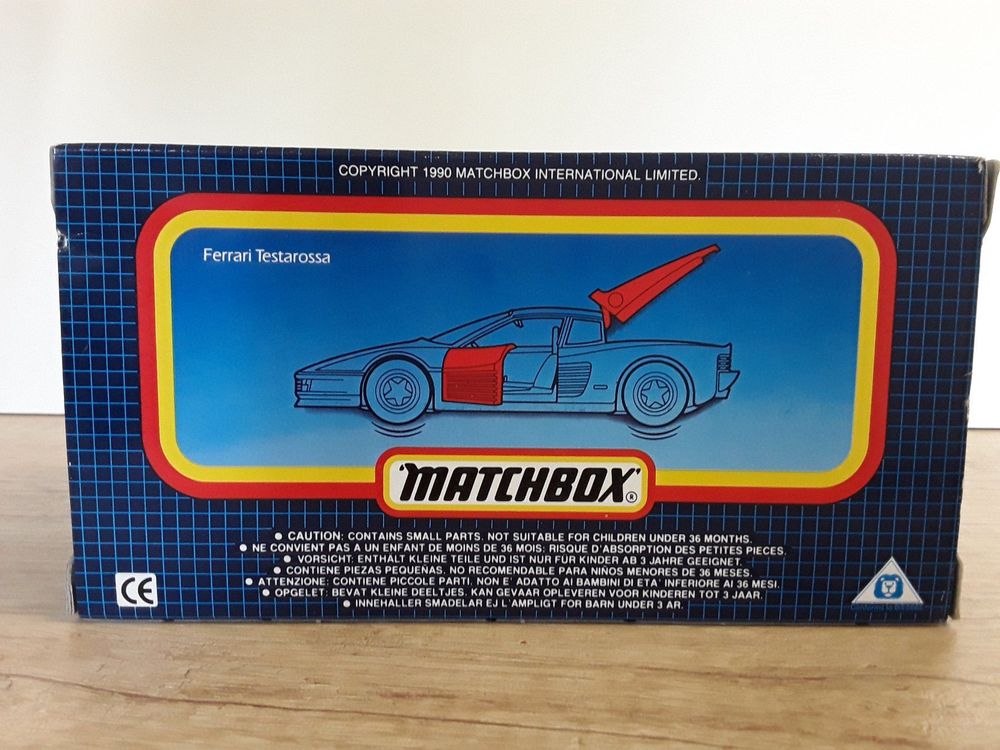 Matchbox K149 _ Matchbox Superkings _ Ferrari TestaRossa (Gebraucht) in ...