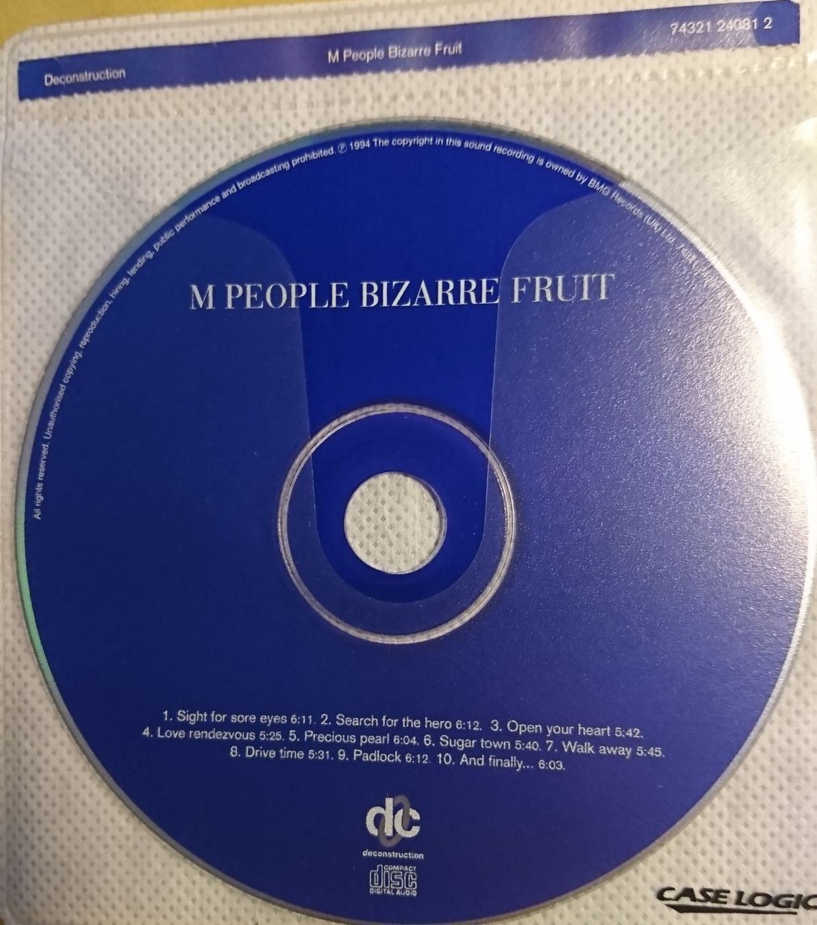 CD: M PEOPLE Bizarre Fruit – Usato da Zürich venduto da Raz88 1
