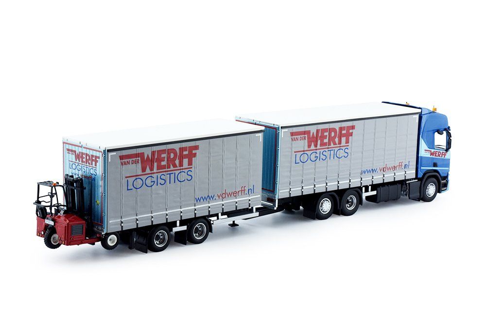 Tekno Kit di modellismo & Modellini statici: Tekno 75146 Scania van der Werf – Nuovo e nell'imballaggio originale da Dagmersellen venduto da FBM-Bacheli 2