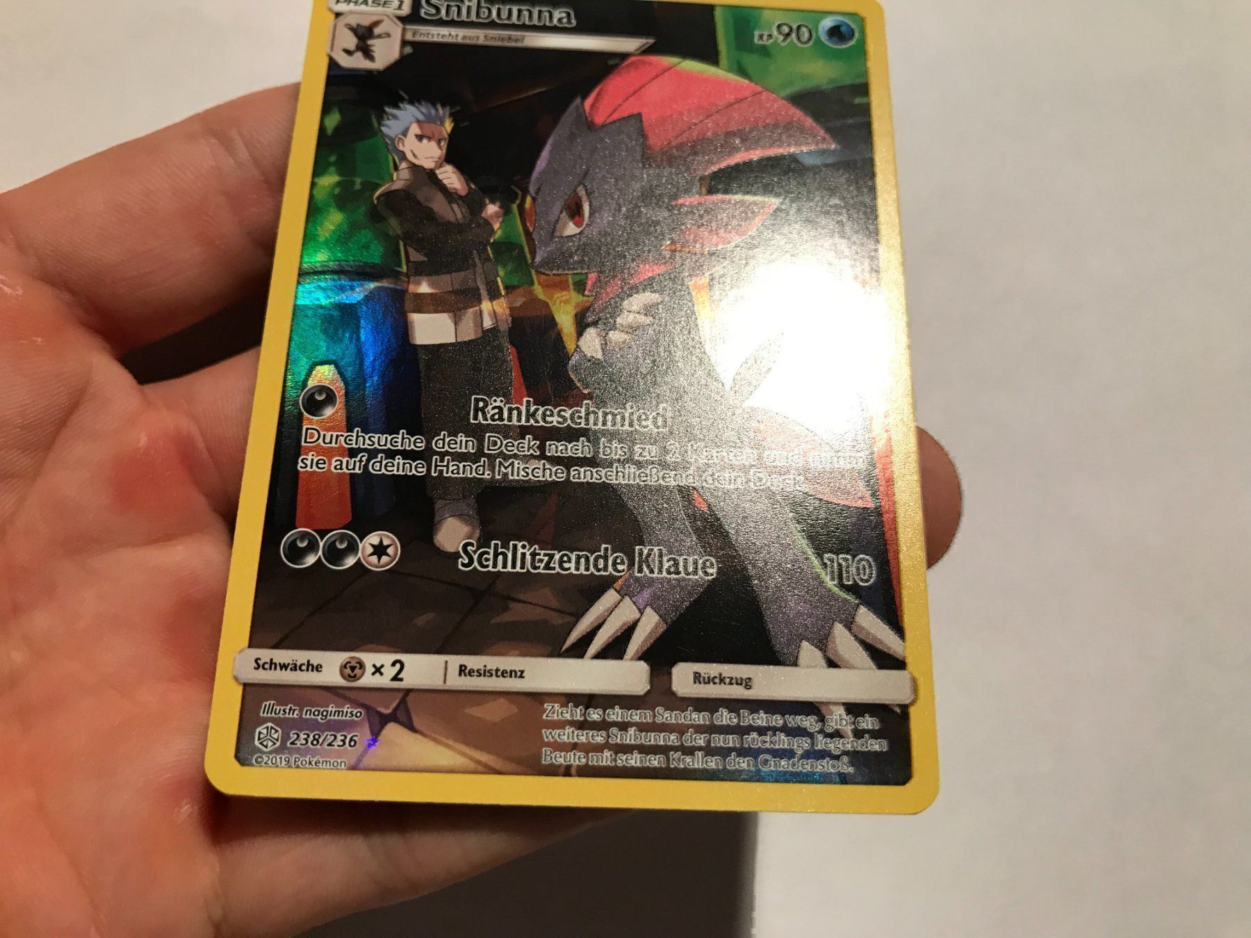 Pokémon Carte collezionabili: Snibunna Fullart – Nuovo (secondo la descrizione) da Hagendorn venduto da Pokecollectorch 2