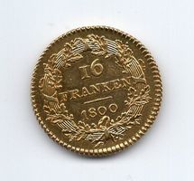 (1600) Helvetische Republik, 16 Franken 1800, top