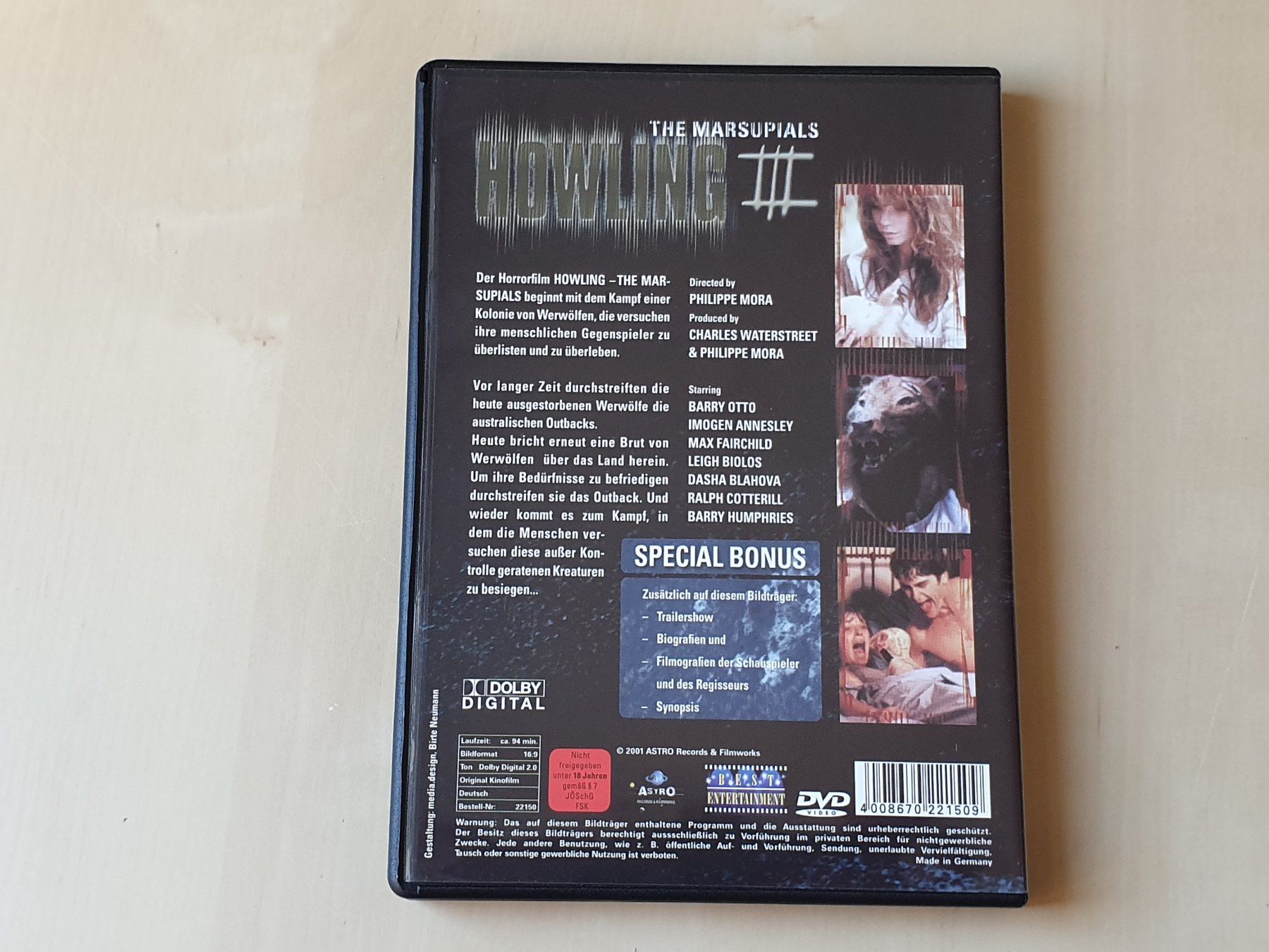 Alle DVDs: Howling III – Gebraucht aus Stansstad von collectorsshop 1