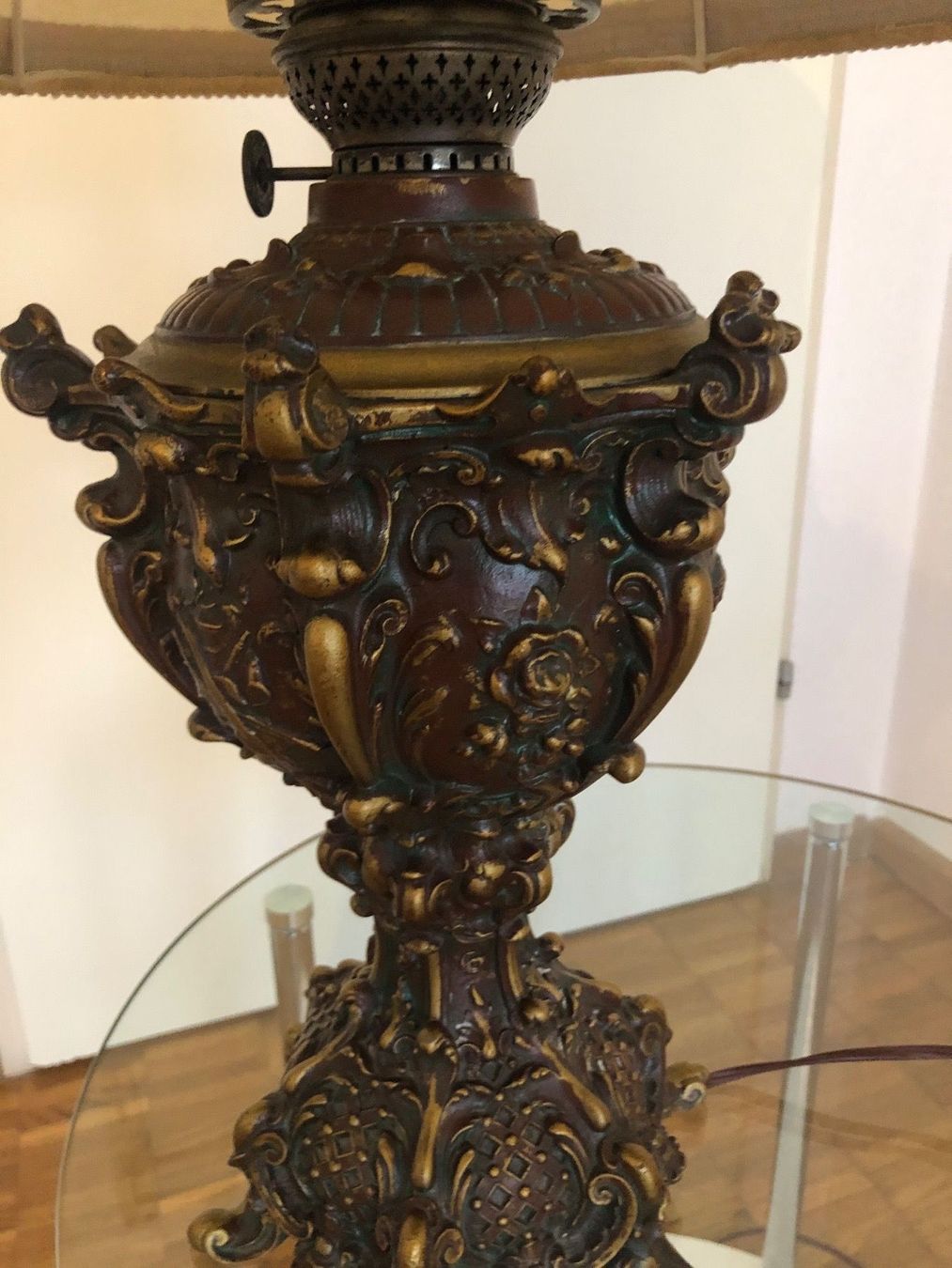 Lampade: Antik Tischlampe – Usato da Basel venduto da tar92 3