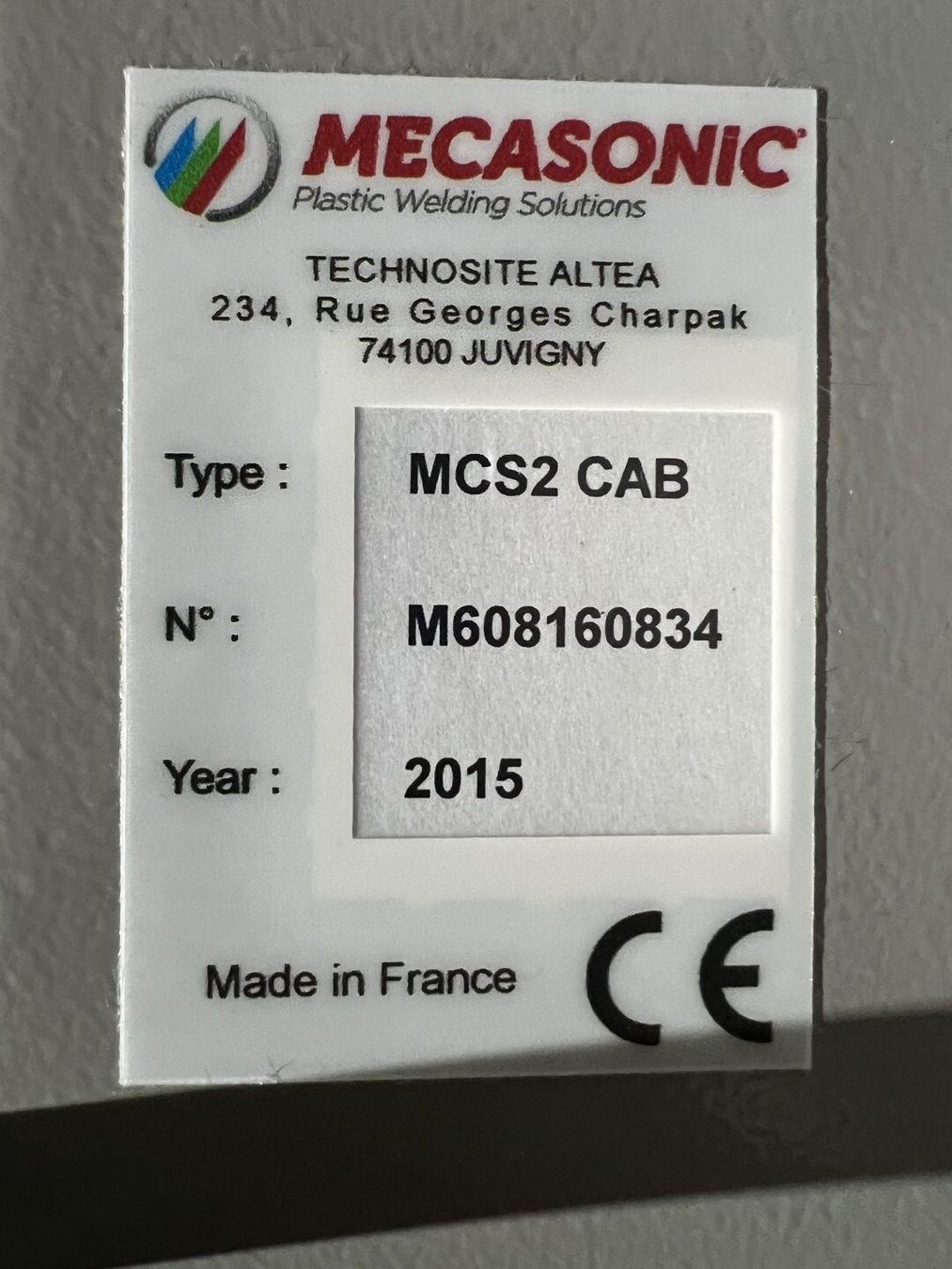 Alle Maschinen: Mecasonic MCS2 CAB Ultraschallschweissan – Gebraucht aus Zuchwil von dragosmd-maschinen 4