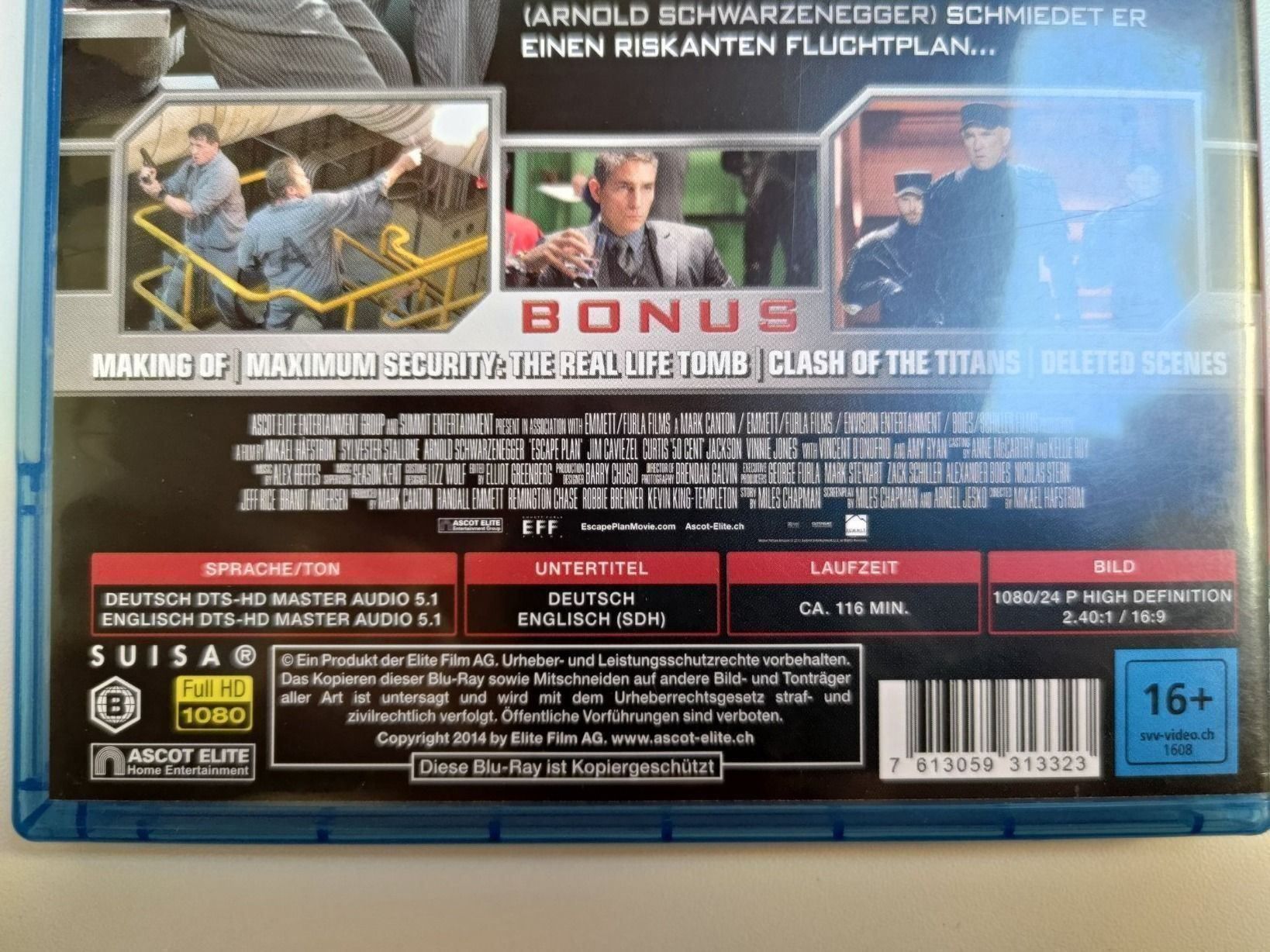Tutti i DVDs: Escape Plan (Blu-Ray) – Usato da Liestal venduto da Kratzilla 3