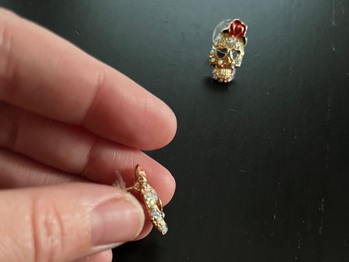 Orecchini pendenti & Orecchini a lobo: Ohrringe Santa Muerte – Nuovo e nell'imballaggio originale da Gams venduto da Mariawicca 6