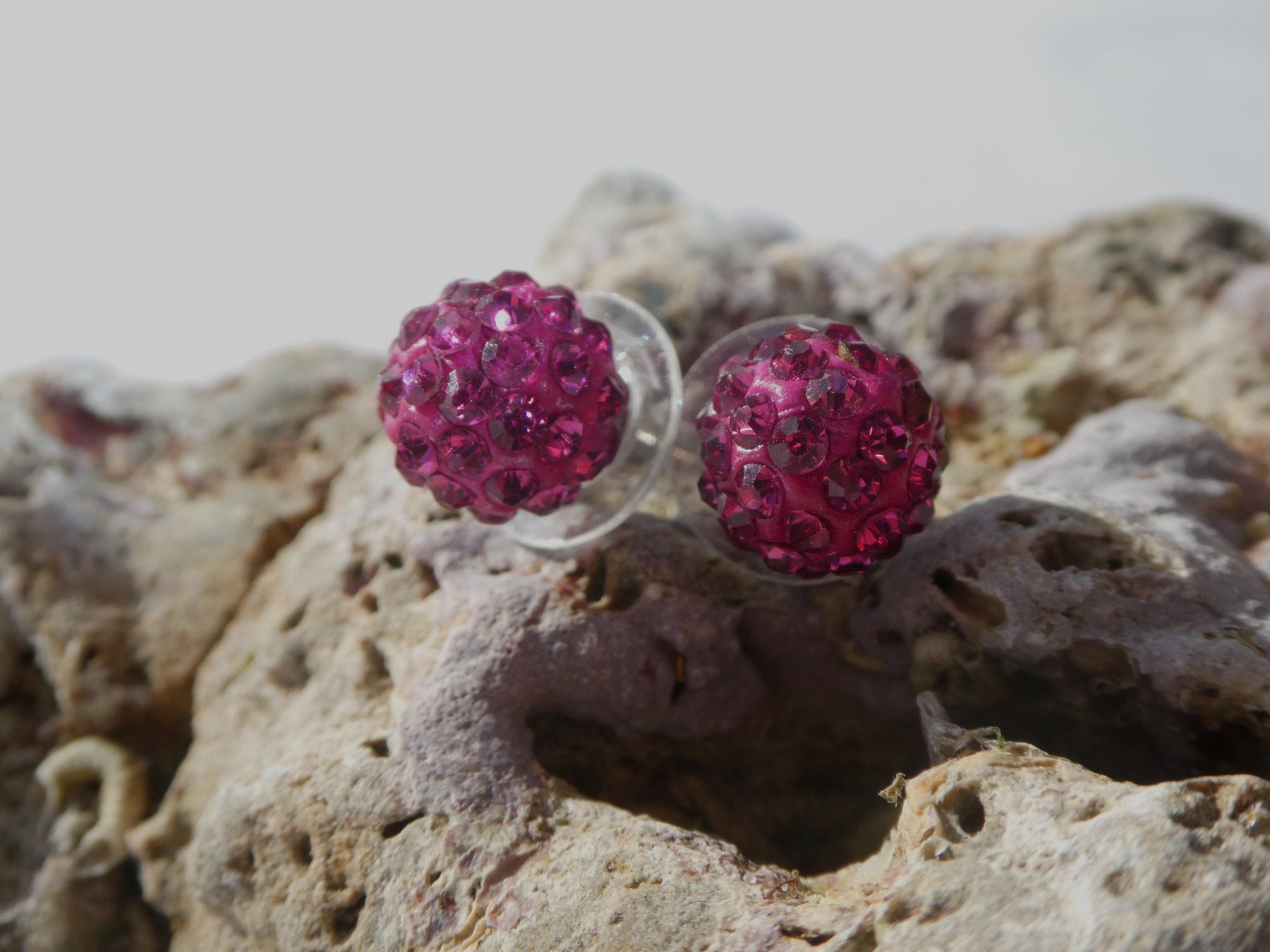 Orecchini pendenti & Orecchini a lobo: Ohrstecker Strasskugel, Modeschmuck / NEU – Nuovo (secondo la descrizione) da Gattikon venduto da kaandooh