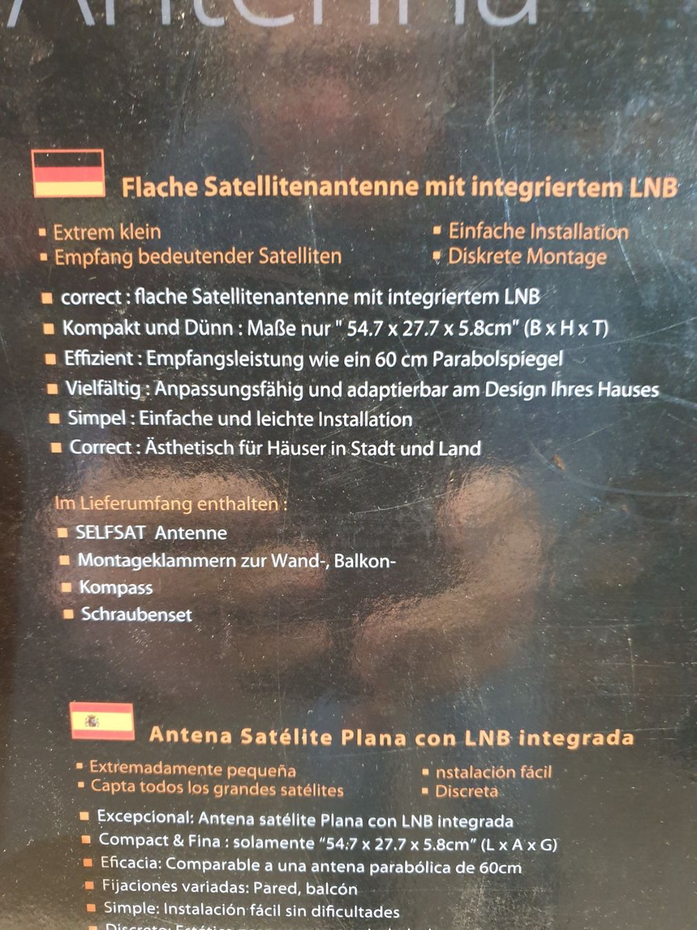 Satellitenschüssel: Satellitenschüssel flach – Gebraucht aus Altdorf UR von pezibe 3
