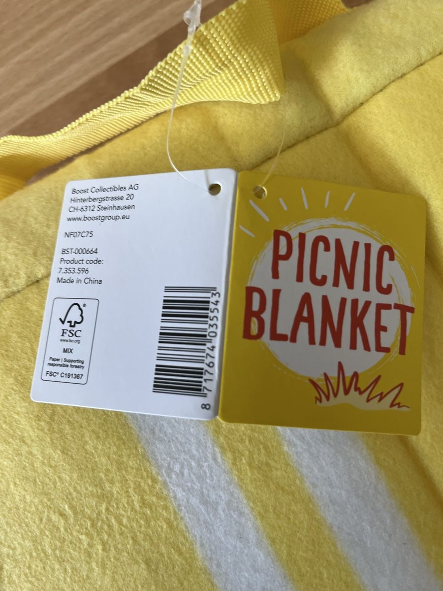 Coop Couvertures: Neue Picknick Decke – Neuf avec emballage d'origine à Zürich par jmg_8005 2