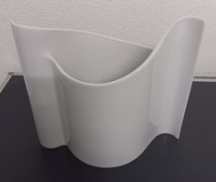 *KAISER PORZELLAN - VASE* WEISS/12.5 X 26/H 25CM/INTAKT