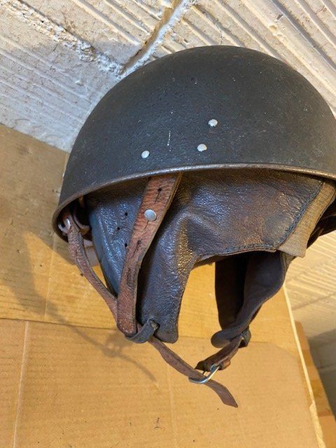Schweizer Armee Uniformi & Effetti personali: HELM MOTORRADFAHRER /PANZERFAHRER   CH ARMEE – Usato da Chur venduto da silbermon 1