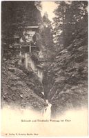 Schlucht & Trinkhalle PASSUG bei CHUR ca. 1910 (GT)