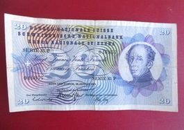 20er Note Serie 85 P  vom 24. Januar 1972