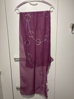 Schal/Foulard violett mit Pailetten