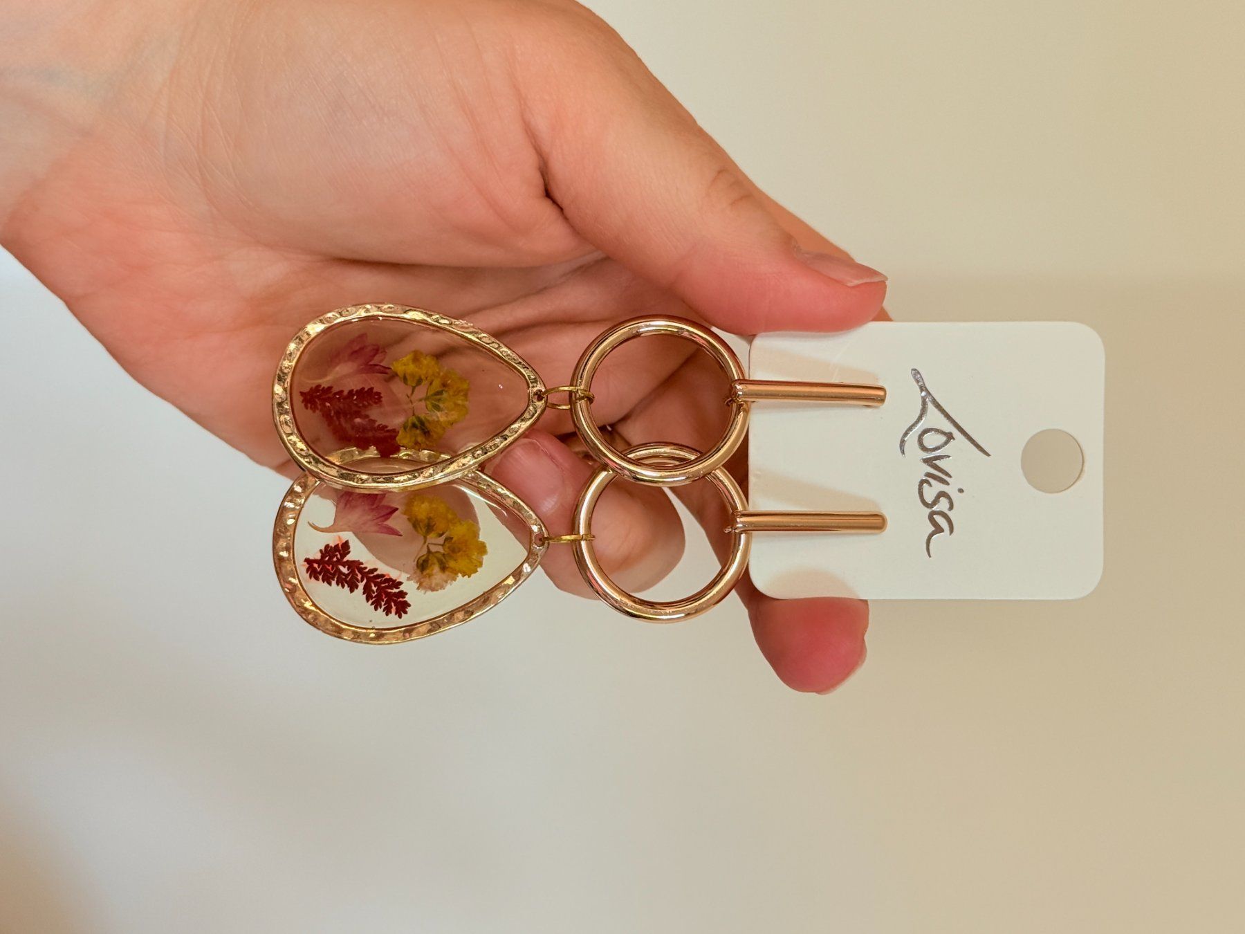 Orecchini pendenti & Orecchini a lobo: Boucles d'oreilles Lovisa pendantes avec fleurs – Nuovo e nell'imballaggio originale da Genève venduto da AGBERG 4
