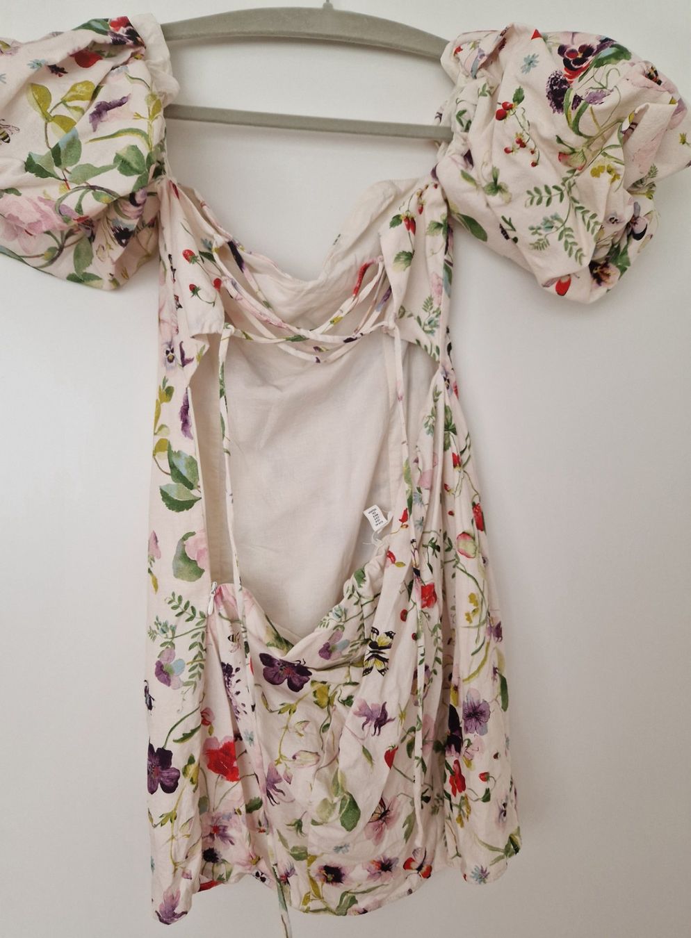 H&M Vestiti: H&M Kleid Blumen Buff-Ärmel Leinen Baumwolle Gr. 40 – Usato da Erlinsbach SO venduto da ULIKH 8