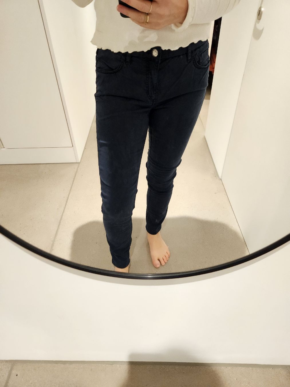 Pantaloni: Wunderwerk "Josy" High Flex pants, navy Blue, Size 29 – Usato da Thalwil venduto da Sarah_Van_Nevel