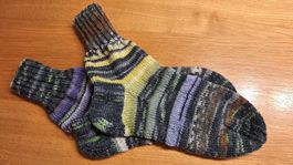 handgestrickte socke 38/39