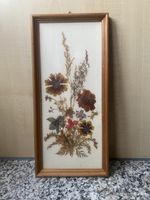 Bild trocken Blumen 32x15x2cm
