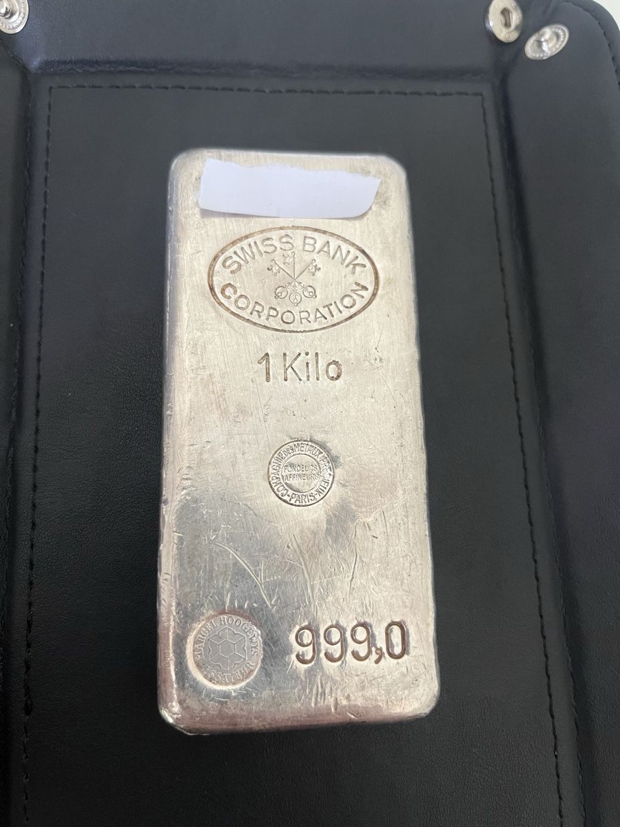 Metalli preziosi: 1 Kilo Silberbarren 999,0 SBC – Usato da Würenlos venduto da KLG_3TBs 5