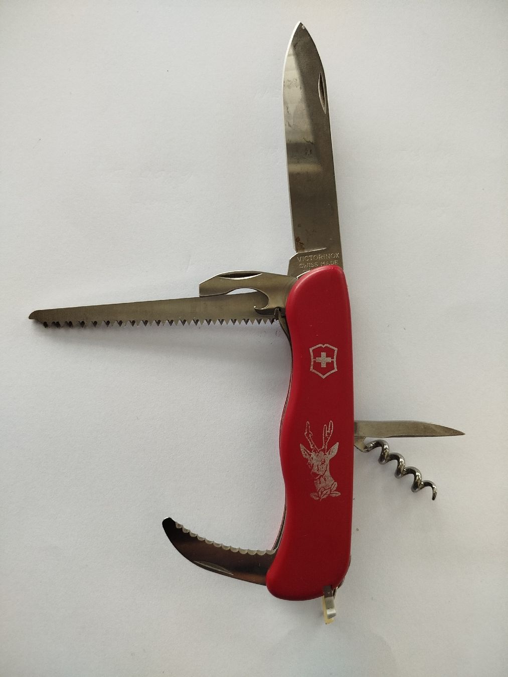 Victorinox Coltelli tascabile: VICTORINOX Hunter mit Gürteltasche – Usato da Zug venduto da Robert0125 1