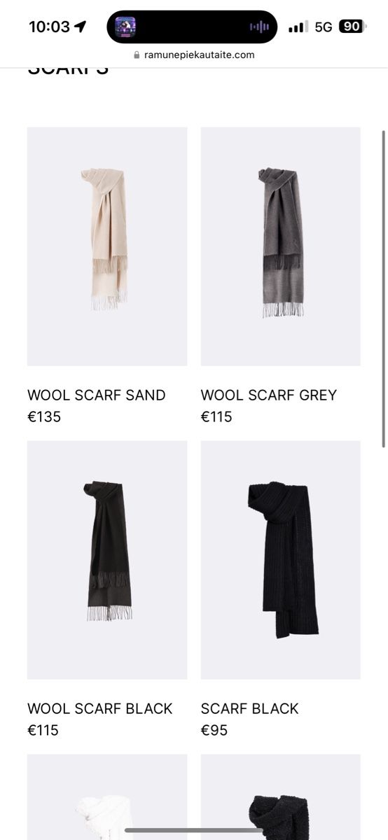 Foulard & Sciarpe: Ramune Piekautaite 100% Cashmere Scarf – Nuovo e nell'imballaggio originale da Zürich venduto da llor.dell 4