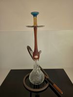 WOOKAH Walnut Edelholz-Shisha × Premium Kristall-Shisha