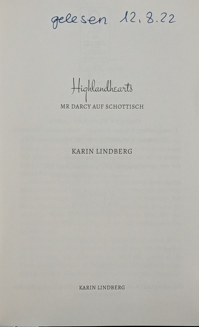 Bücher: Karin Lindberg: 3 Romane - Sommer auf Schottisch – Gebraucht aus Aesch BL von Charles2018 8