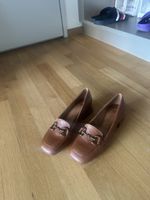 Tamaris Pumps cognac Leder Absatzschuhe