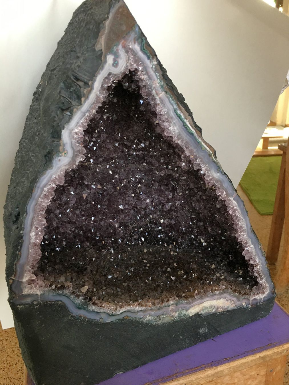 Minerali & Pietre curative: géode d'améthyste env. 21kg – Usato da Vevey venduto da zabounetta 1