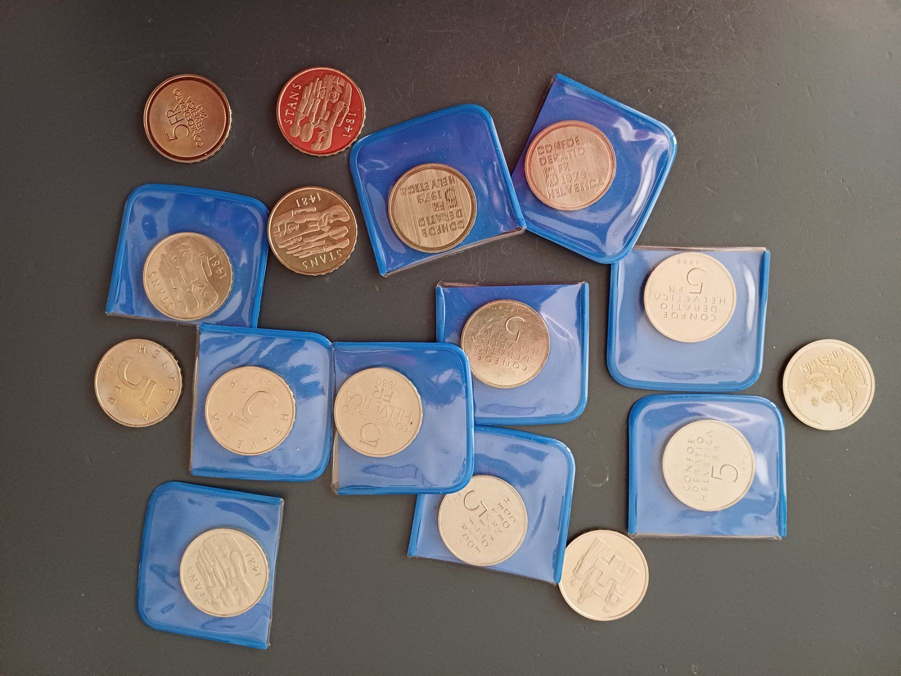 Tutti le monete: Sammlung / Lot Spezial 5Fr, 16 Stück – Usato da Zürich venduto da Atad