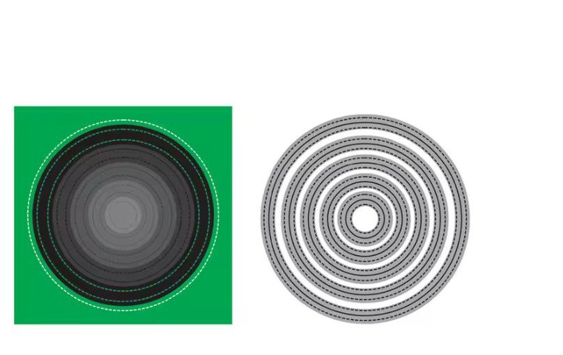 Sciablone: Neues Stanzformen-Set Rahmen mit "doppelt genähtem" Rand – Nuovo e nell'imballaggio originale da Effretikon venduto da wenuss