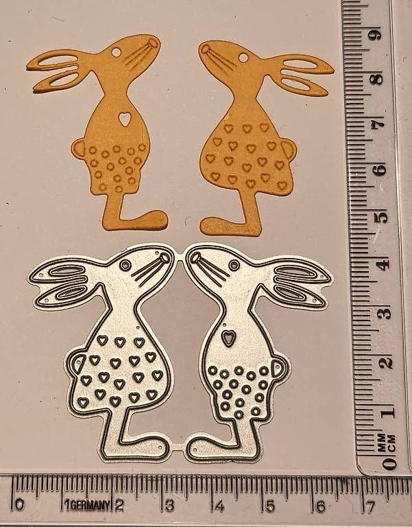 Sciablone: Stanzformen "Hasenpaar" – Usato da Frauenkappelen venduto da 77Adi