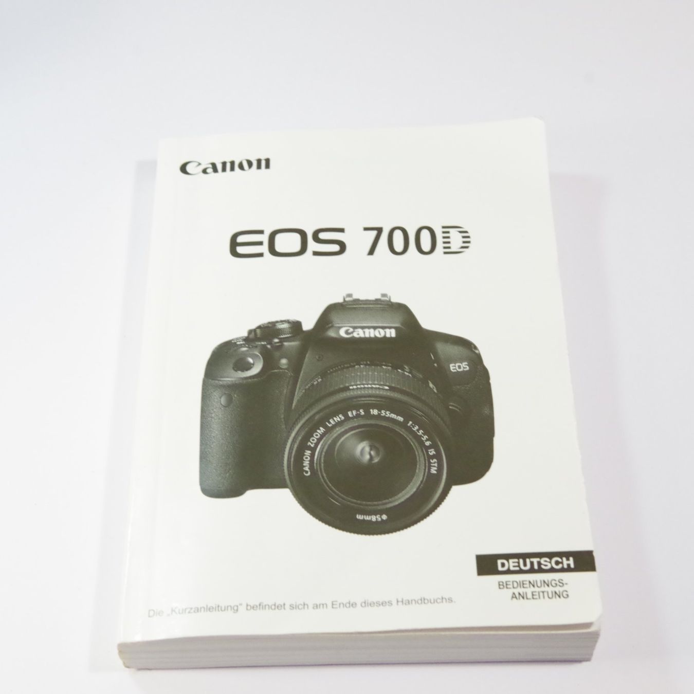 Canon Fotocamera: Handbuch Canon 700D deutsch – Usato da Erlinsbach venduto da foto_5018