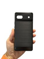 Coque Google Pixel 6A , style fibre carbone, anti-choc