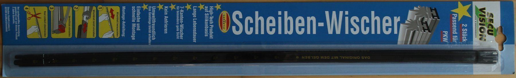 Alle Autoersatzteile: 4 Ersatz-Scheibenwischergummis universal – Neu (gemäss Beschreibung) aus Steinhausen von hschaefer 4