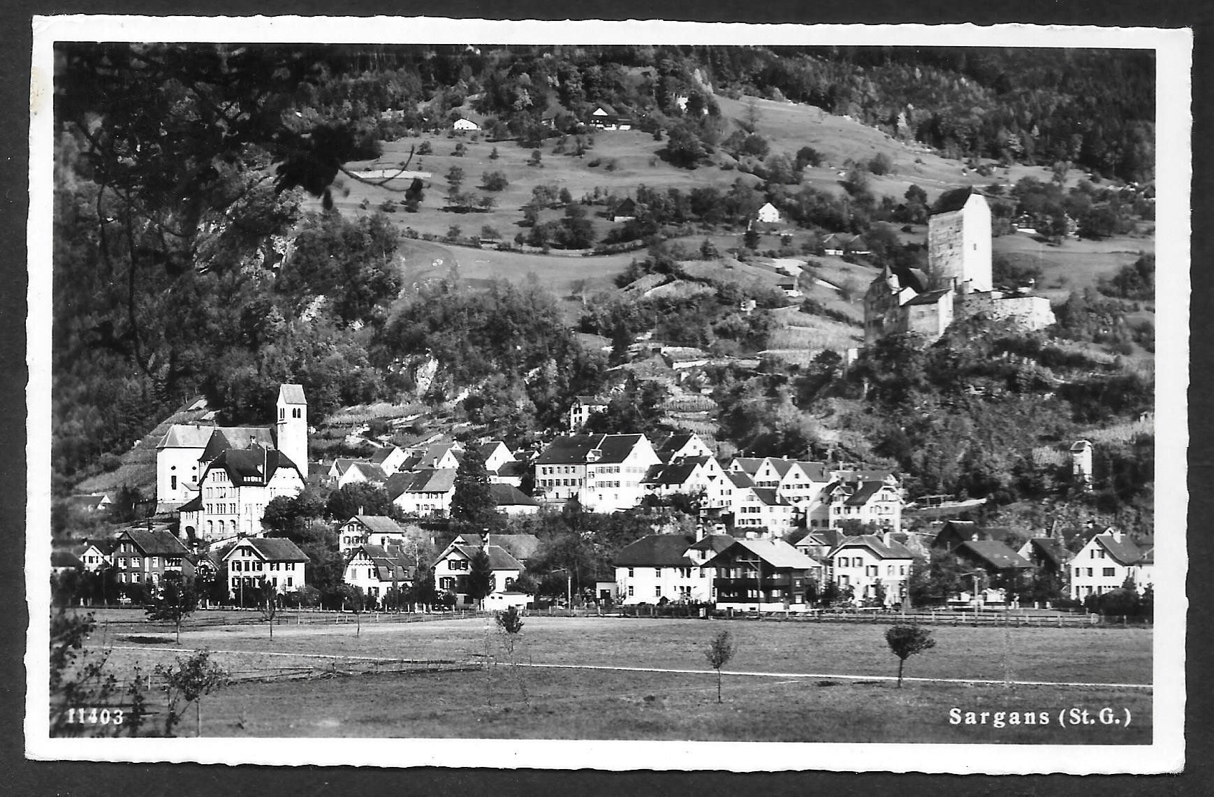 Cartes postales: Sargans Teilansicht – D'occasion à Olten par clotaldi