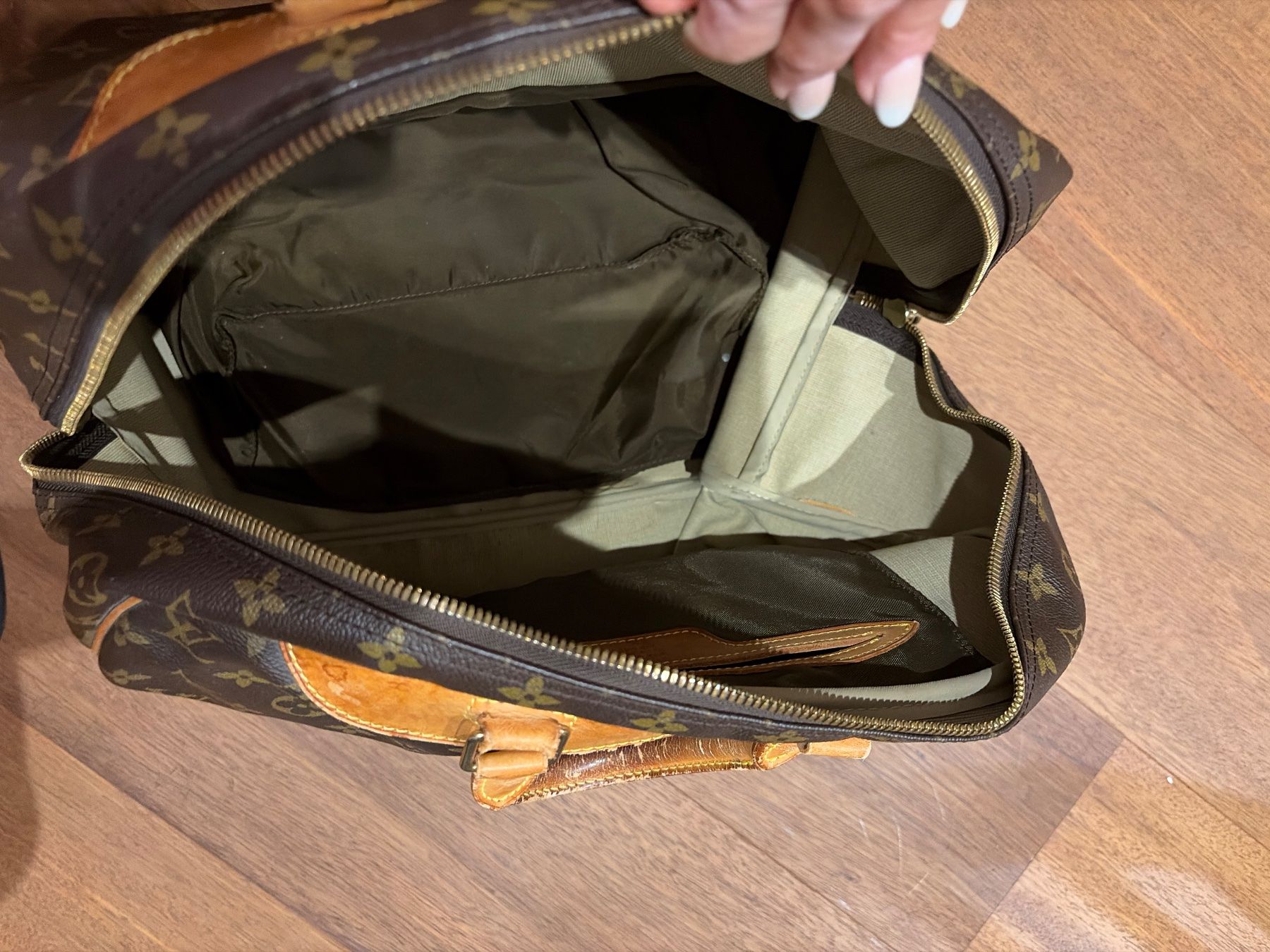 Louis Vuitton Taschen: Louis Vuitton Keepall Reisetasche Monogram Canvas Braunes... – Gebraucht aus Merlischachen von Blumenhaus16 5
