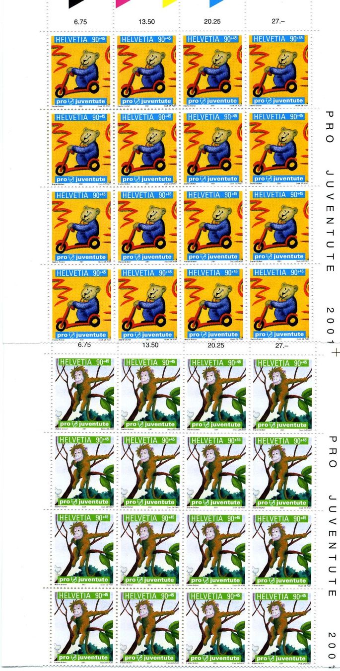 Alle Briefmarken: Timbres CH – Neu und originalverpackt aus Mayens-de-Chamoson von Chotz 1