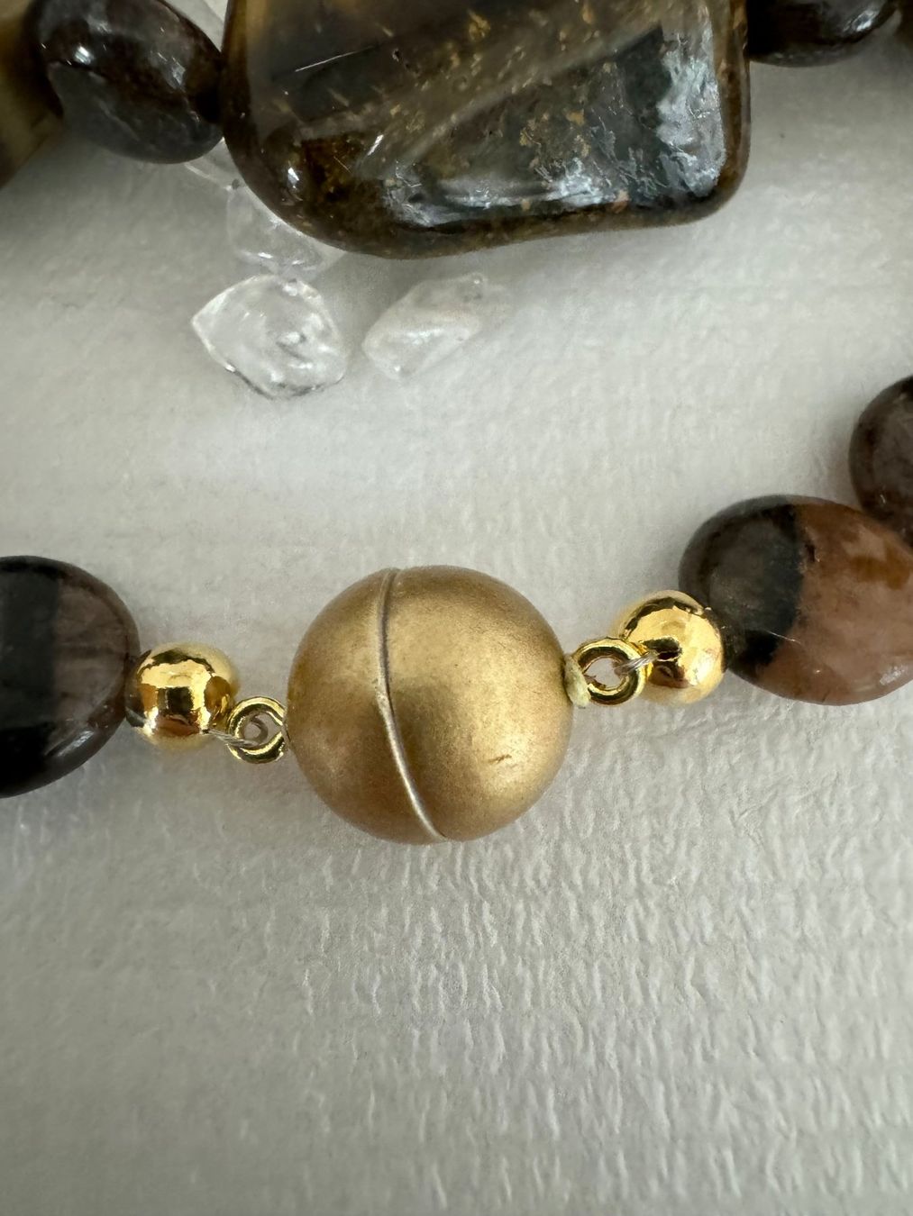 Catenine: Halskette Tigerauge, Granat. – Nuovo (secondo la descrizione) da Biberist venduto da tl-schmuck 4