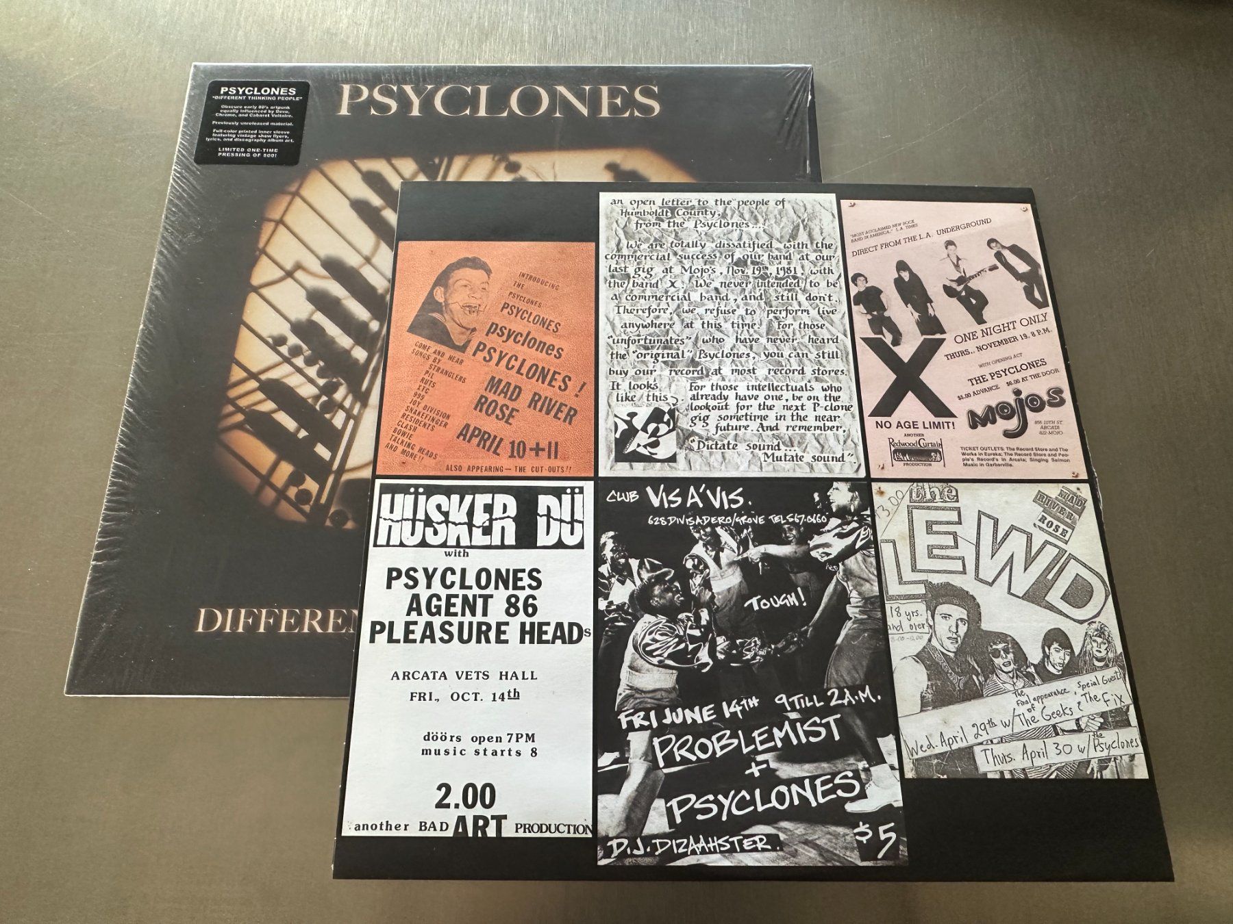 Vinyles: PSYCLONES LP DIFFERENT THINKING PEOPLE - INDUSTRIEL – Neuf (Voir description) à Sion par jaipur1401 4