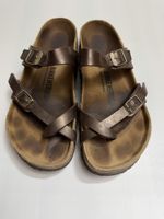 Sandales Birkenstock marron, taille 38, état d'occasion