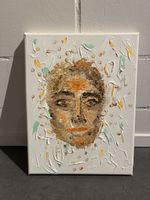Portrait auf Leinwand