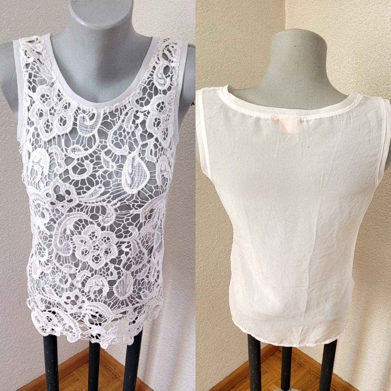 Only Tops: Chices Top Gr. 36 mit Spitze ONLY – D'occasion à Füllinsdorf par Sunnebliemli7