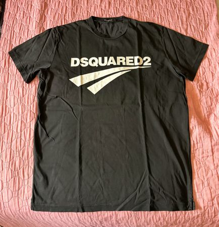 T-shirt noir DSQUARED2 taille L