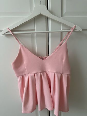 Damen Top pink Grösse S mit Trägern neu