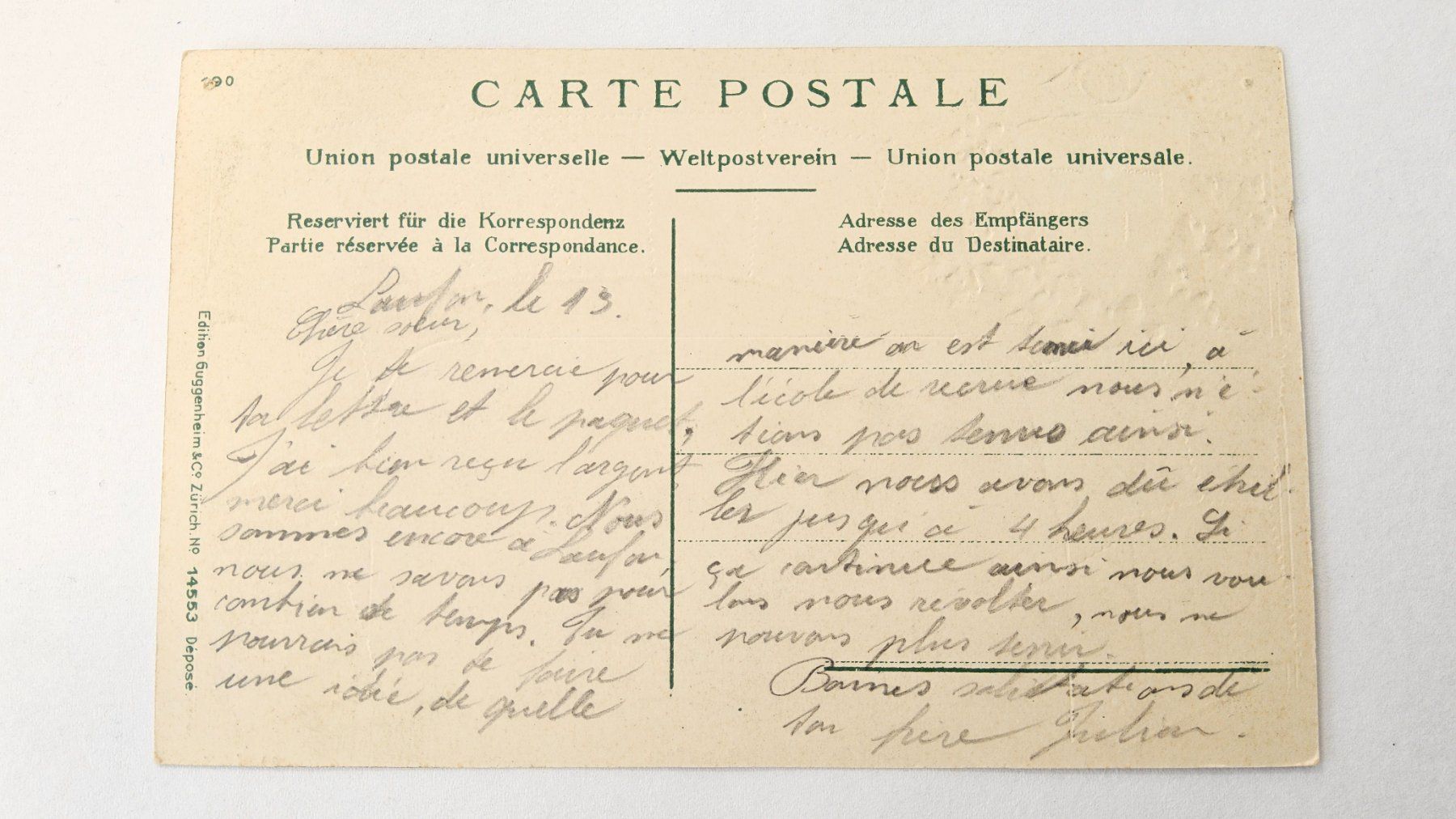 Cartoline postali: Ancienne carte postale, Laufen 1908 – Usato da Malleray venduto da Frederic24 1