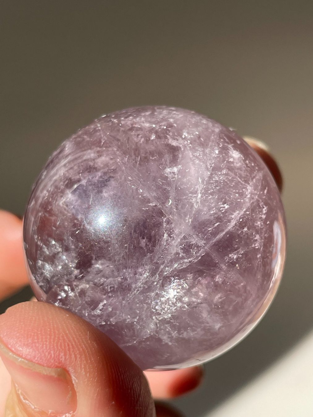 Minerali & Pietre curative: Amethyst-Kugel, mit Glassockel – Nuovo (secondo la descrizione) da Schiers venduto da sisikristall 2